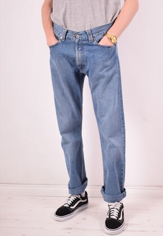 LEVI'S MENS VINTAGE JEANS W32 L34 BLUE 90S