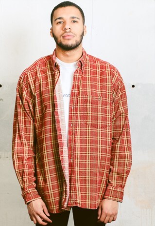 VINTAGE PATTERNED CORDUROY SHIRT