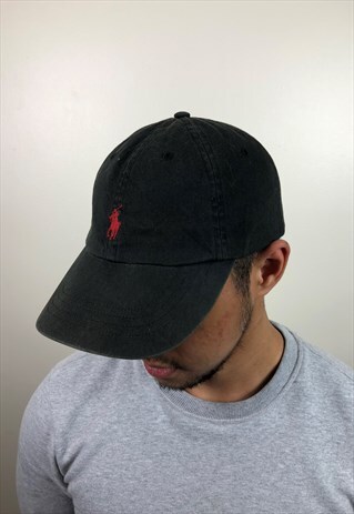 VINTAGE BLACK RALPH LAUREN CAP