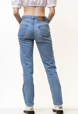 80s Levi's 501 Vintage Medium Waisted Jeans W29L32 5500