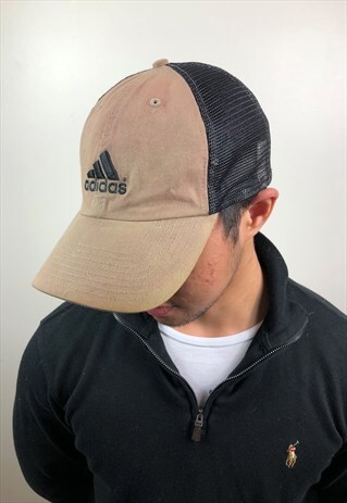 VINTAGE BROWN ADIDAS CAP