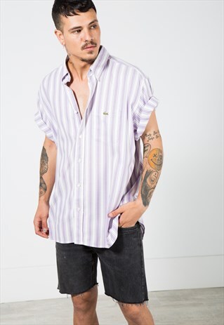 VINTAGE 80S LACOSTE SHORT SLEEVE SHIRT/ S4582
