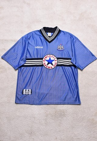 VINTAGE 90S ADIDAS NEWCASTLE UNITED FOOTBALL TOP