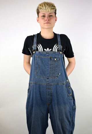 VINTAGE 90'S DENIM DUNGAREES