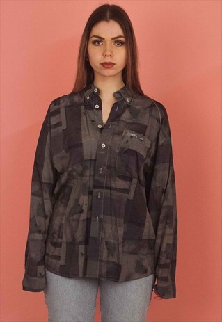 VINTAGE ABSTRACT PATTERN SHIRT