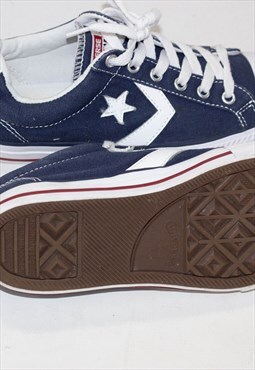 Blue All Star Converse Trainers  UK3