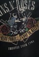 VINTAGE GUNS N ROSES THEATRE TOUR 1991 REPRINTED BAND TEE