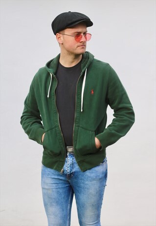RALPH LAUREN USA HEAVYWEIGHT HOODED SWEATSHIRT