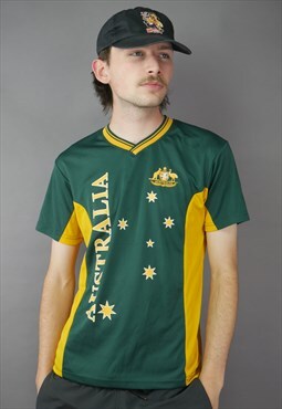 Vintage Australia Sports Shirt in Green