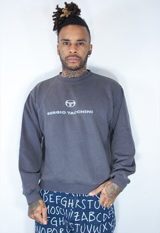 SERGIO TACCHINI EMBROIDED VINTAGE SWEATSHIRT
