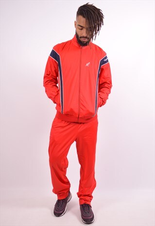 AUSTRALIAN L'ALPINA VINTAGE FULL TRACKSUIT LARGE RED 90S