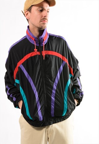 VINTAGE SHELL BOMBER JACKET.