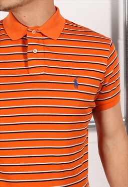 Vintage Polo Ralph Lauren Polo Shirt in Orange Small