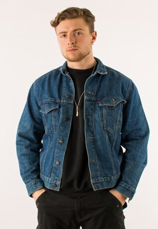VINTAGE BLUE LEVI'S DENIM JACKET MEDIUM