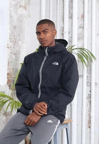 VINTAGE NORTH FACE LOGO JACKET BLACK
