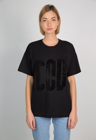 .COD GRAPHIC VELVET BLACK T-SHIRT