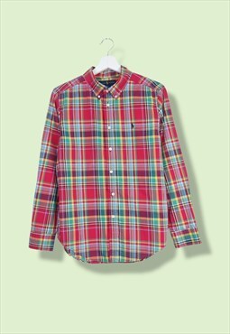 Vintage Ralph Lauren Shirt Square in Red S