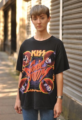 VINTAGE 90S KISS SONIC BOOM ROCK BAND SHIRT
