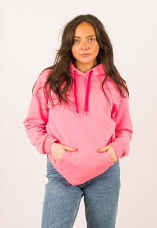 VINTAGE PINK CHAMPION HOODIE PULLOVER