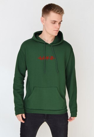 GREEN LAY-Z (RED) HOODIE
