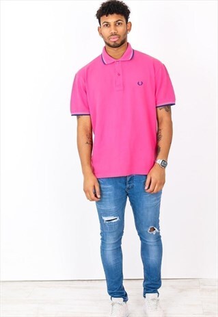 VINTAGE FRED PERRY POLO T-SHIRT