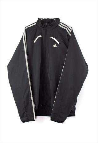 Vintage Adidas Clima Track Jacket in Black L