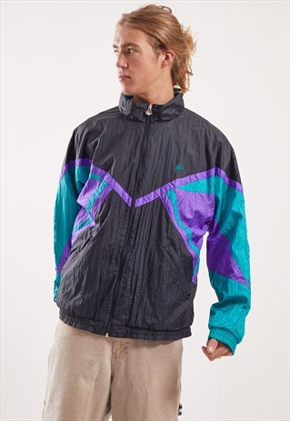 VINTAGE ASICS PATTERNED FESTIVAL JACKET