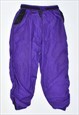 Vintage 9g Tracksuit Trousers Purple