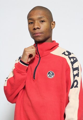 VINTAGE NORTH SAILS 1/4 ZIP SWEATSHIRT