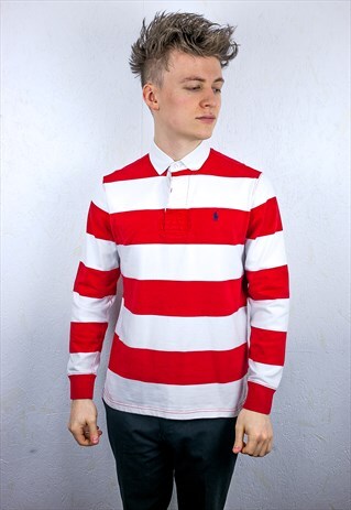 VINTAGE RALPH LAUREN RUGBY POLO SHIRT
