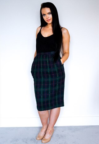 VINTAGE WOOL SKIRT