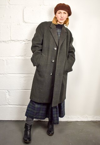 VINTAGE MENS CROMBIE CHECK COAT