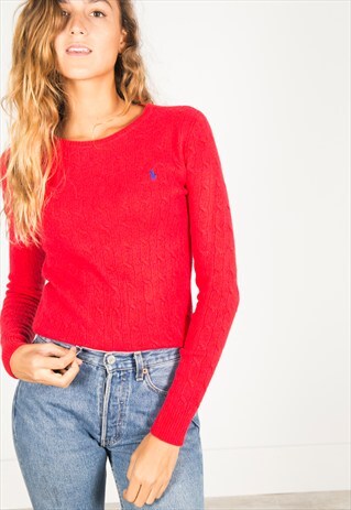 VINTAGE 80S POLO RALPH LAUREN JUMPER / R4214C600
