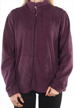Woolrich- Purple Zip Up Fleece - XLarge