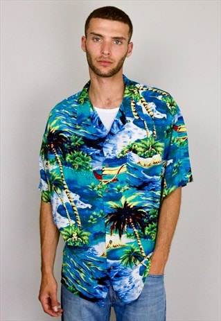 VINTAGE 90S HAWAIIAN SHIRT