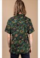 JEN JAMES FLORAL RETRO FESTIVAL BOHO SHIRT