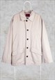 Vintage Burton Cream Beige Chore Workwear Jacket Large