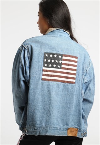 90S POLO RALPH LAUREN DENIM JACKET