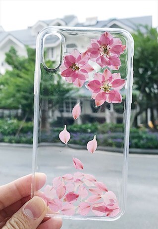 HANDMADE REAL FLOWERS IPHONE /SAMSUNG CASE