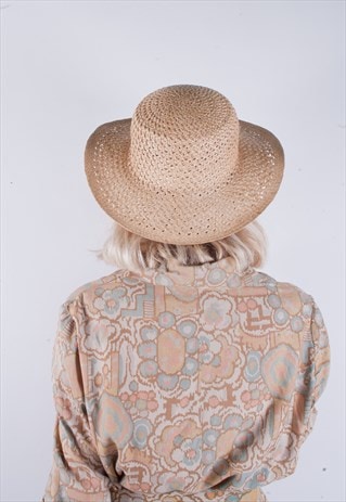 VINTAGE STRAW HAT