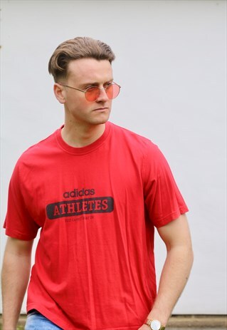 ADIDAS USA VINTAGE 90S SPORTSWEAR MINIMALIST T