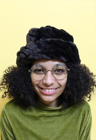 SILVER CLEAR LENS OCTAGON SHAPE GLASSES