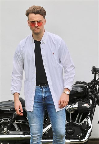 RALPH LAUREN USA CRISP ARCTIC WHITE SHIRT