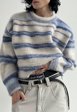 Men's Vintage Contrast Knit Sweater A VOL.2