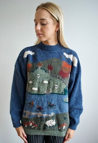VINTAGE PATTERNED JUMPER