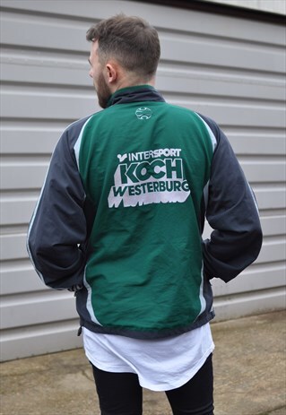 VINTAGE 90'S ADIDAS FOOTBALL WINDBREAKER TRACK JACKET