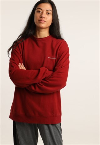 VINTAGE COLUMBIA EMBROIDERED SPELL OUT SWEATSHIRT