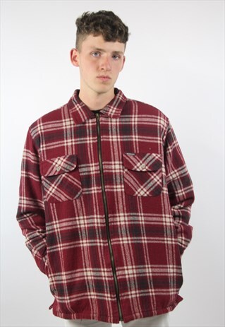 VINTAGE DICKIES CHECK SHIRT JACKET