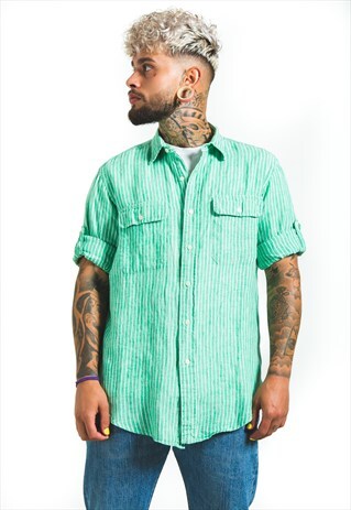 VINTAGE 80S CLASSIC POLO RALPH LAUREN SHIRT / S6215