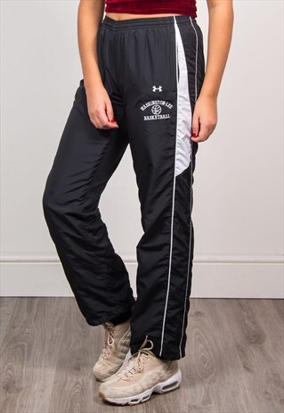 UNDER ARMOUR BLACK BASKETBALL TRACKSUIT BOTTOMS TROUSERS